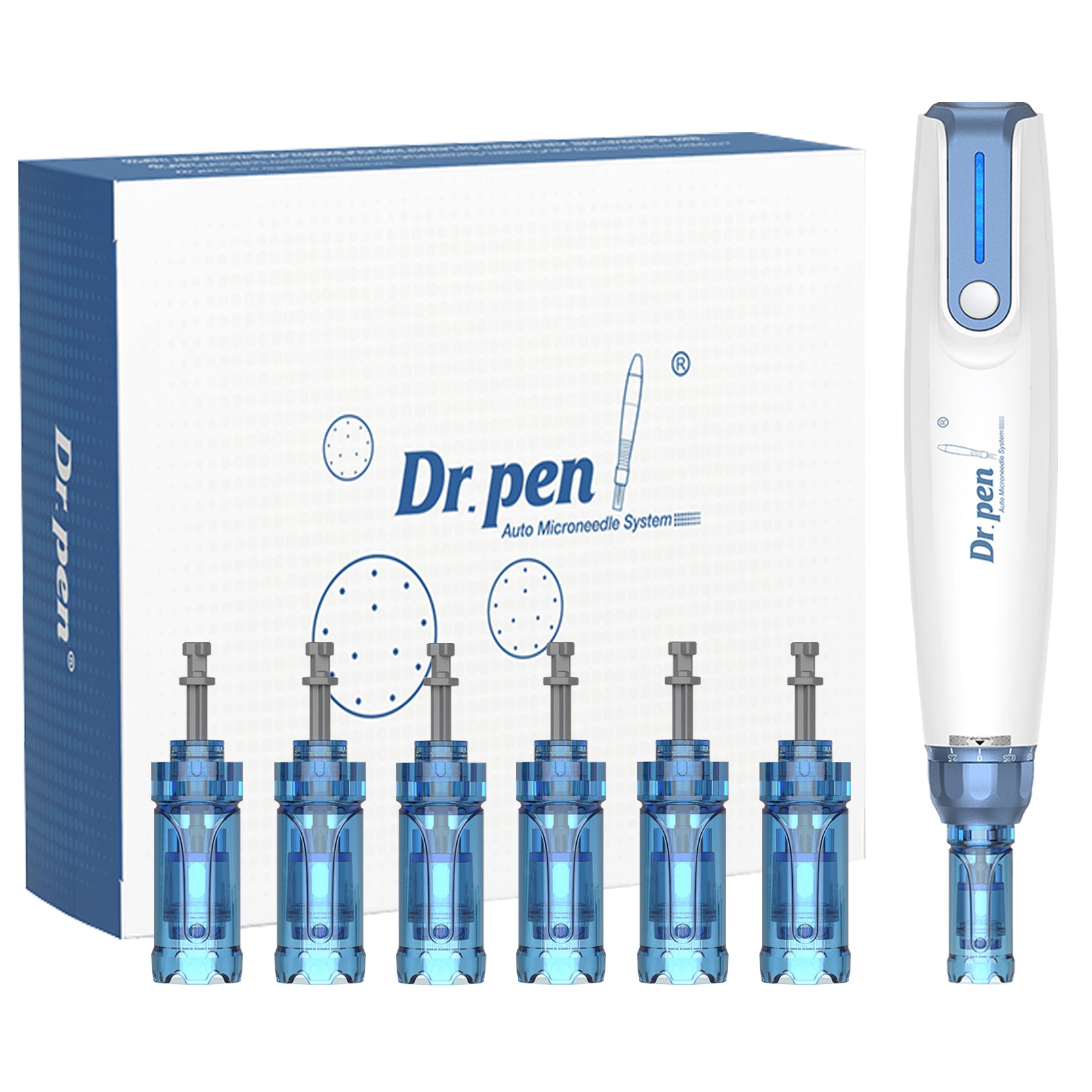 Dr.Pen A9 Professional Microneedling Pen Derma Pen with 6 Cartridges